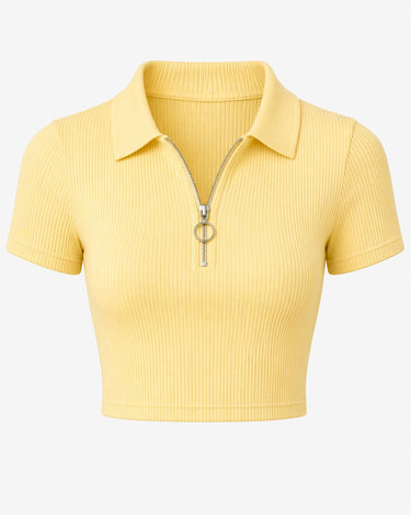 Butter Zip Polo Top