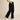 Fasciners High Waist Wide Leg Jeans Jet Black side detail
