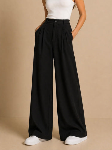Wide Leg Black Pants
