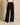 Wide leg black pants high waist for women - Fasciners Pakistan