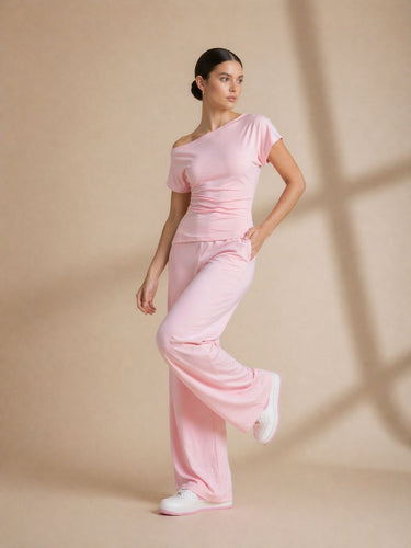 Blush Wide Leg Co-ord Set